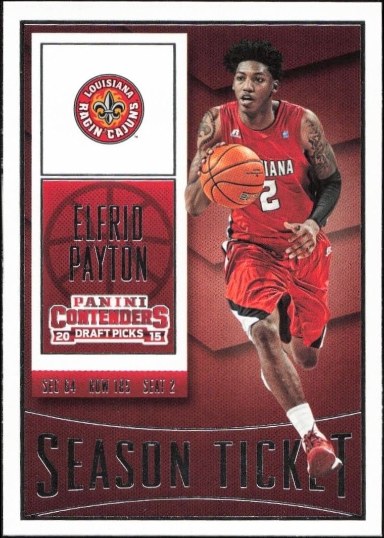 Elfrid Payton 2015-16 Panini Contenders Draft Picks #32 Basketball Trading Card - Front 2015-16 Panini Contenders Draft Picks Elfrid Payton #32 basketball trading card front