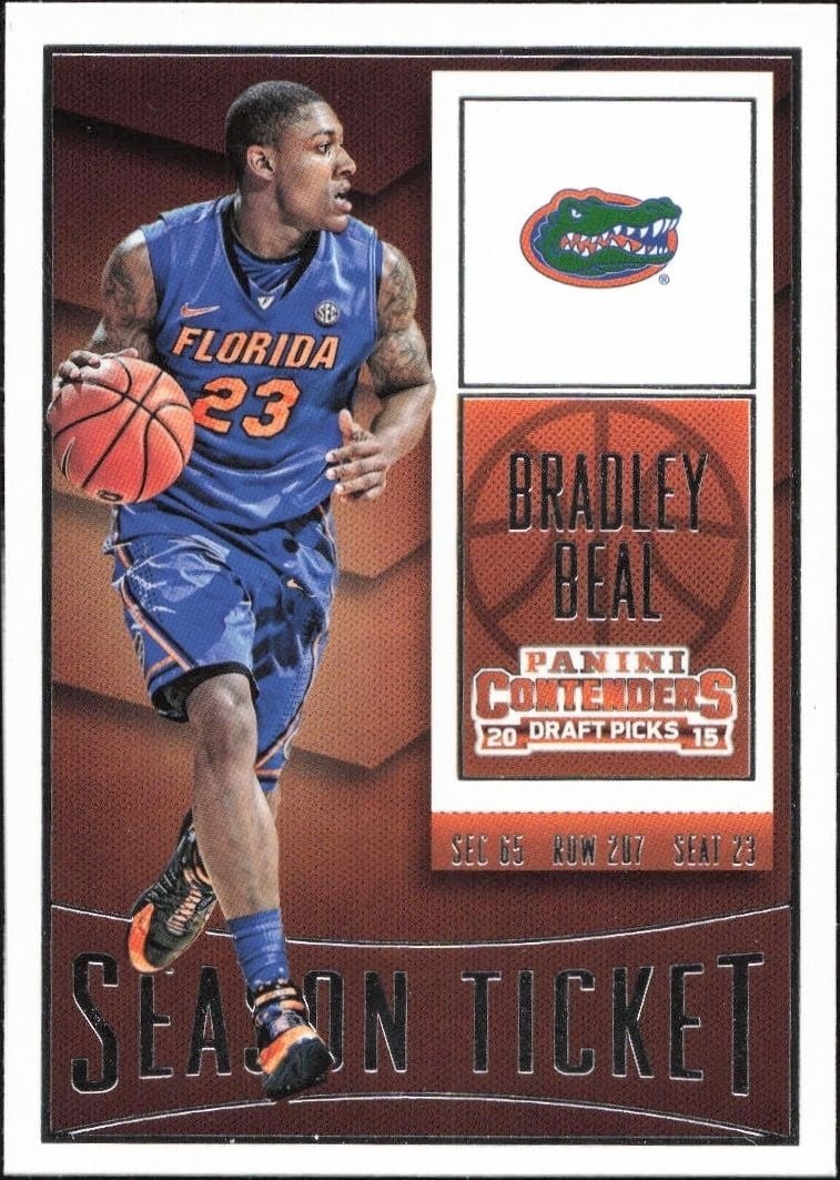 2015-16 Panini Contenders Draft Picks Bradley Beal #12 trading card