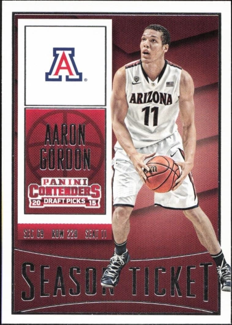 2015-16 Panini Contenders Draft Picks Aaron Gordon #2 trading card