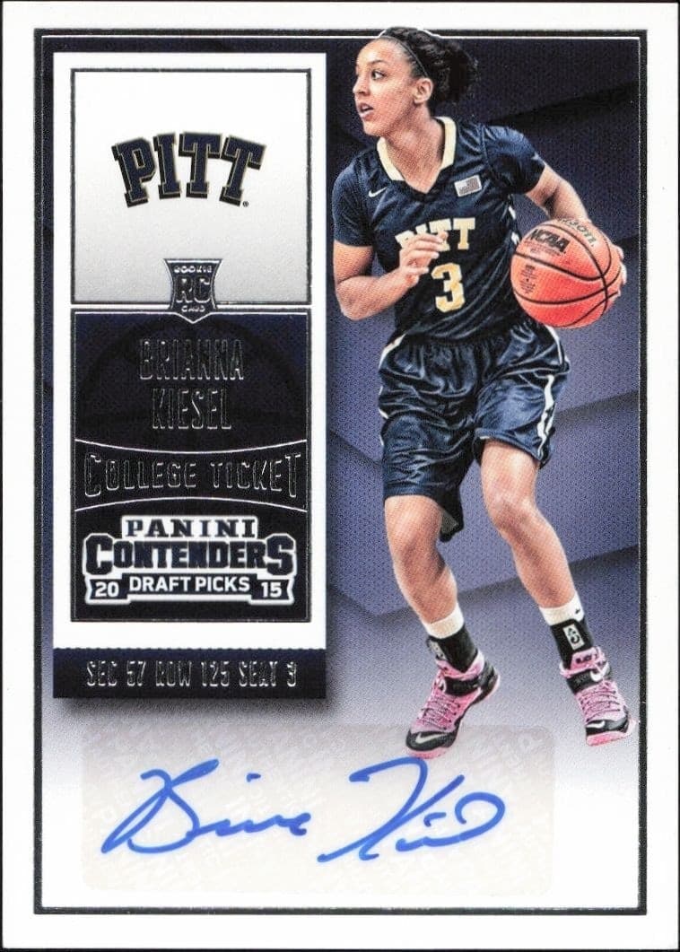 2015-16 Panini Contenders Draft Picks Brianna Kiesel #177 trading card