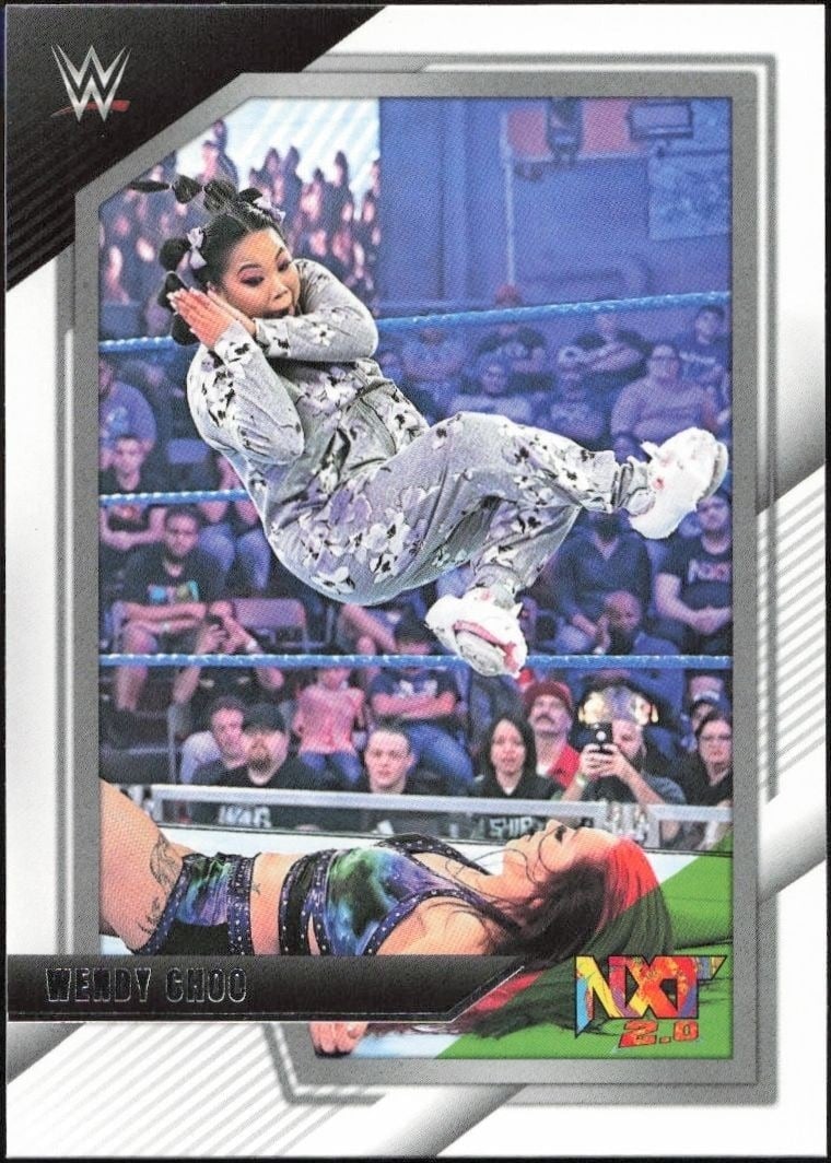 Wendy Choo 2022 Panini NXT 2.0 WWE #94 Wrestling Trading Card - Front 2022 Panini NXT 2.0 WWE Wendy Choo #94 wrestling trading card front
