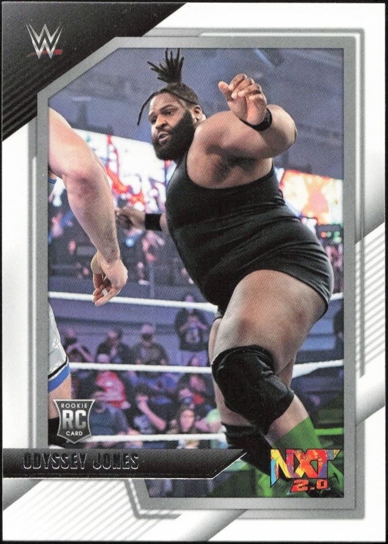 Odyssey Jones 2022 Panini NXT 2.0 WWE #59 Wrestling Trading Card - Front 2022 Panini NXT 2.0 WWE Odyssey Jones #59 wrestling trading card front