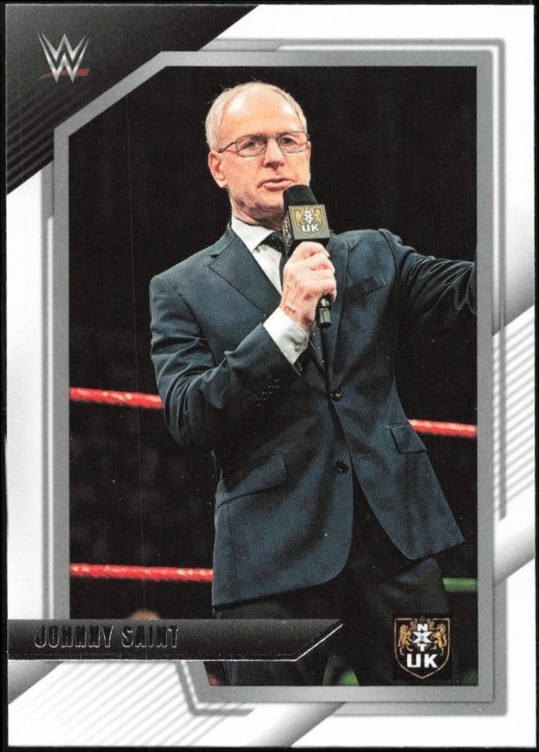 Johnny Saint 2022 Panini NXT 2.0 WWE #99 Wrestling Trading Card - Front 2022 Panini NXT 2.0 WWE Johnny Saint #99 wrestling trading card front