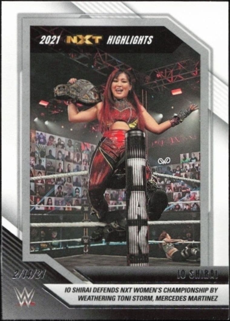 2022 Panini NXT 2.0 WWE Io Shirai #5 trading card