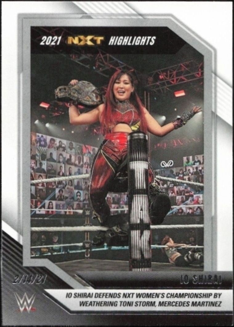 2022 Panini NXT 2.0 WWE Io Shirai #5 trading card