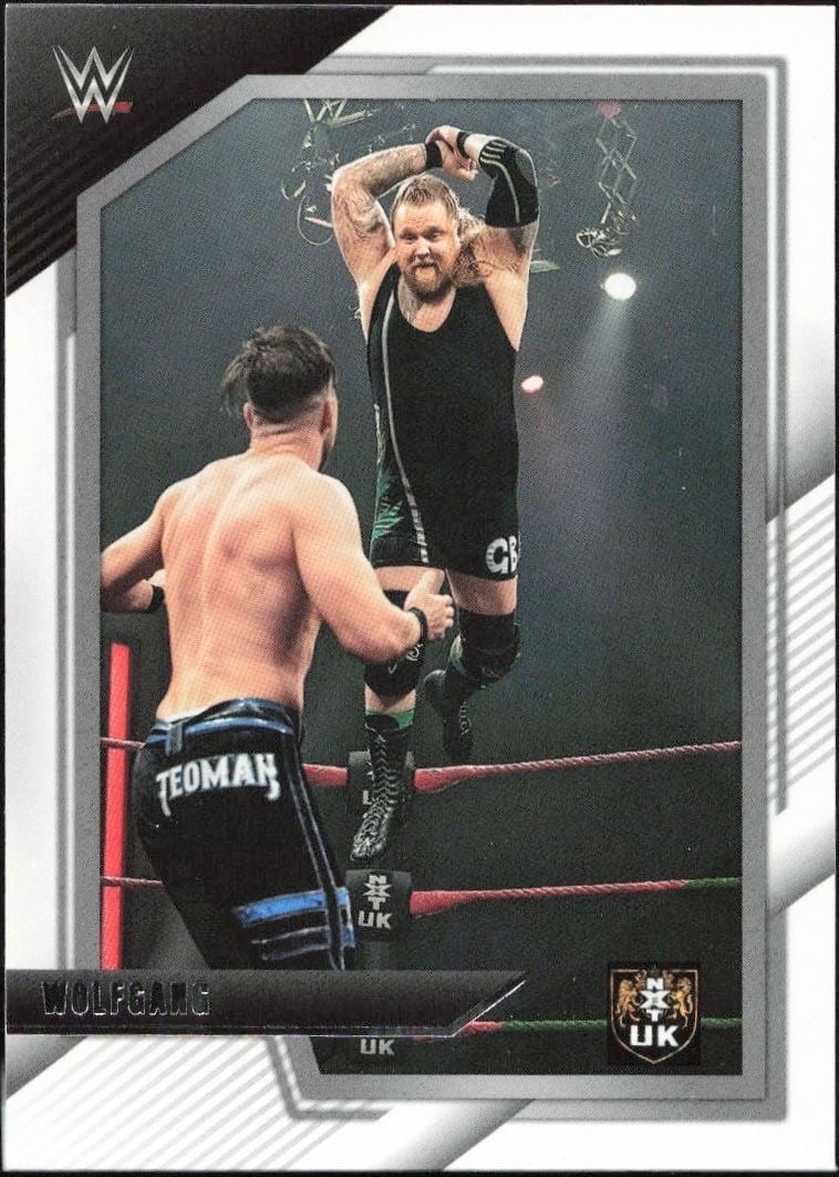 Wolfgang 2022 Panini NXT 2.0 WWE #12 Wrestling Trading Card - Front 2022 Panini NXT 2.0 WWE Wolfgang #12 wrestling trading card front