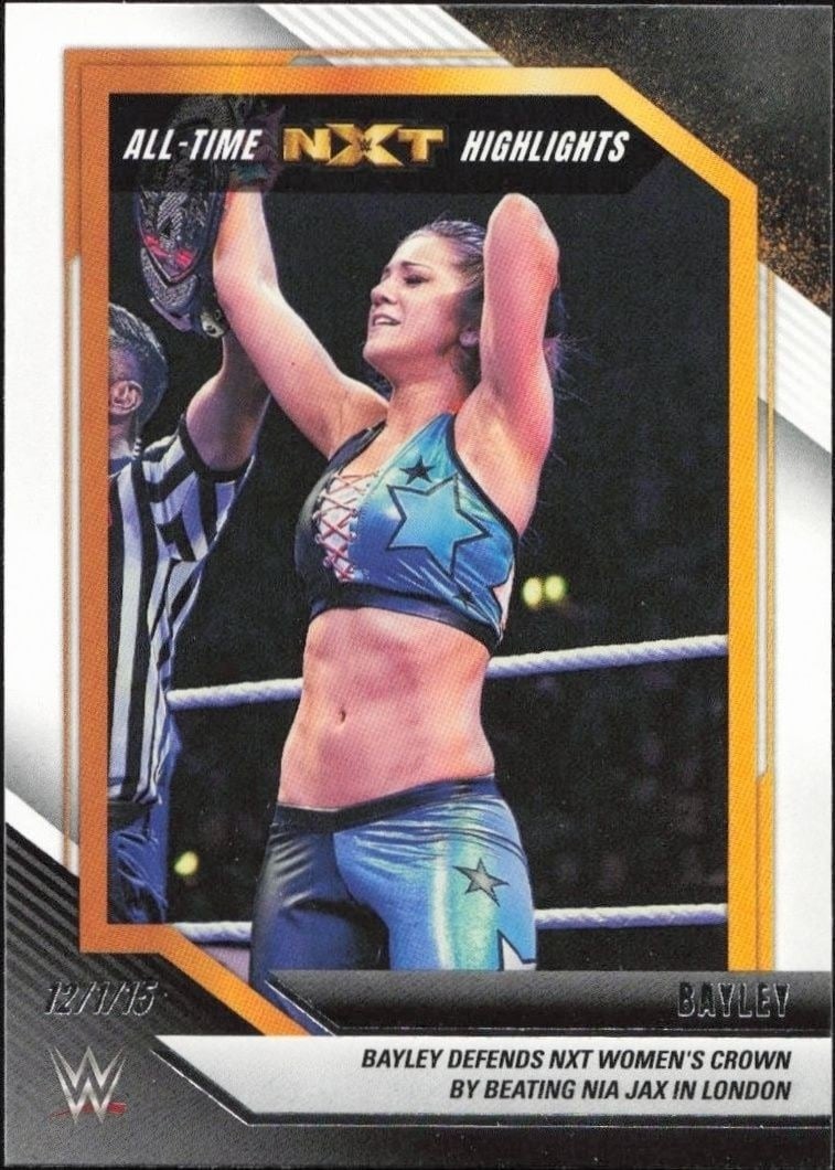 2022 Panini NXT 2.0 WWE Bayley #18 trading card