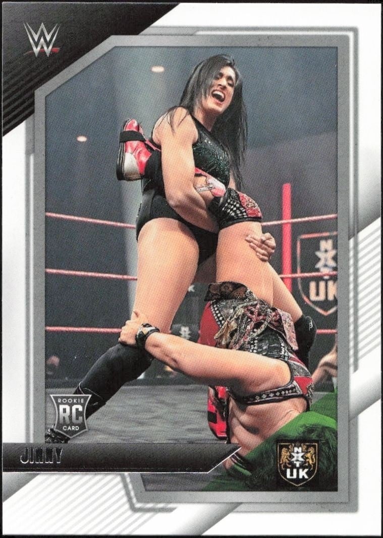 Jinny 2022 Panini NXT 2.0 WWE #76 Wrestling Trading Card - Front 2022 Panini NXT 2.0 WWE Jinny #76 wrestling trading card front