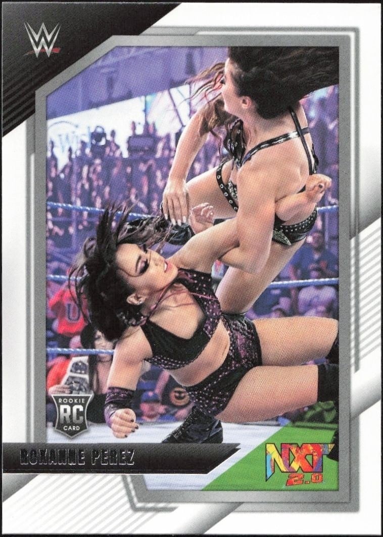 Roxanne Perez 2022 Panini NXT 2.0 WWE #49 Wrestling Trading Card - Front 2022 Panini NXT 2.0 WWE Roxanne Perez #49 wrestling trading card front