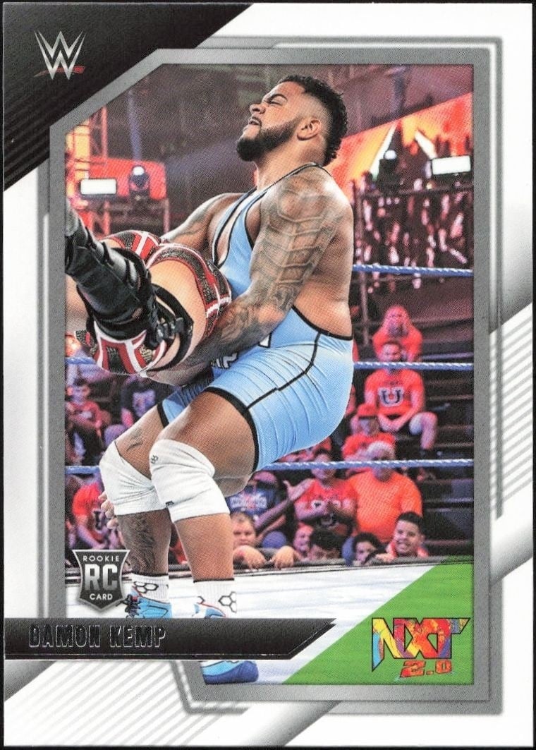 Damon Kemp 2022 Panini NXT 2.0 WWE #23 Wrestling Trading Card - Front 2022 Panini NXT 2.0 WWE Damon Kemp #23 wrestling trading card front