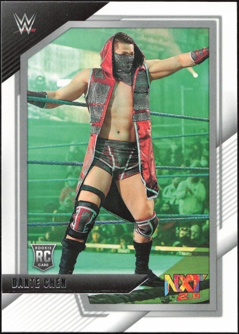 Dante Chen 2022 Panini NXT 2.0 WWE #75 Wrestling Trading Card - Front 2022 Panini NXT 2.0 WWE Dante Chen #75 wrestling trading card front