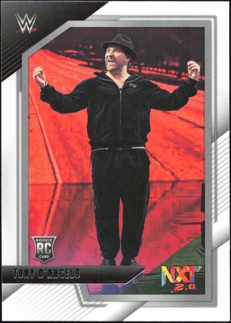 Tony D'Angelo 2022 Panini NXT 2.0 WWE #31 Wrestling Trading Card - Front 2022 Panini NXT 2.0 WWE Tony D'Angelo #31 wrestling trading card front