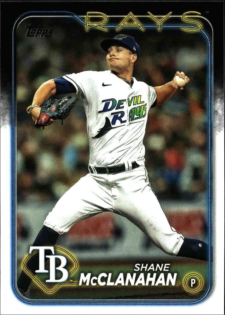 2024 Topps Series 2 Shane McClanahan #578 trading card
