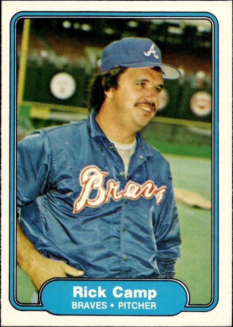 1982 Fleer Rick Camp #432 trading card