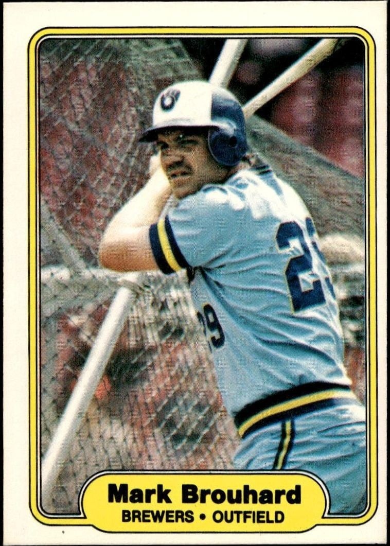 1982 Fleer Mark Brouhard #135 trading card