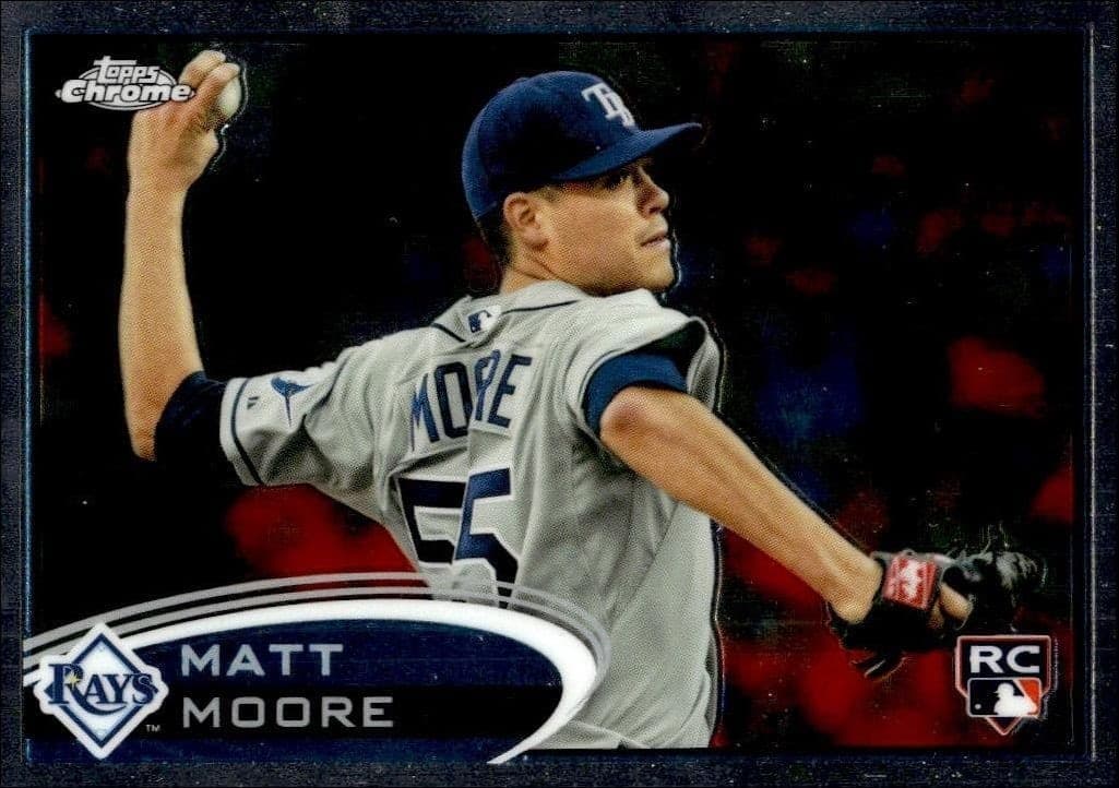 2012 Topps Chrome Matt Moore #160 trading card