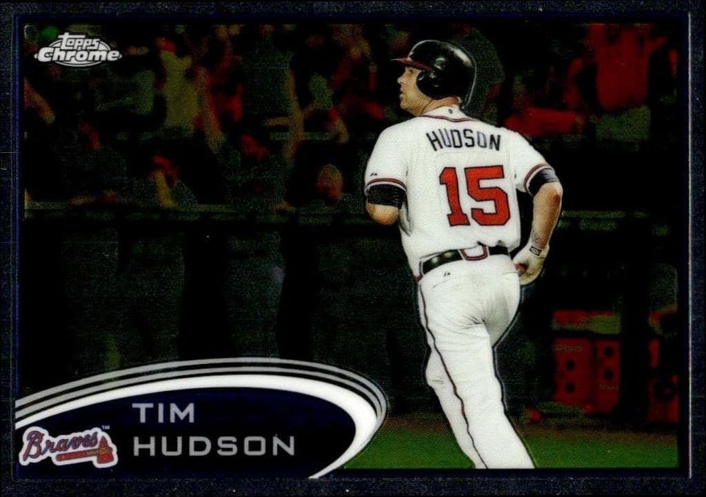 2012 Topps Chrome Tim Hudson #77 trading card