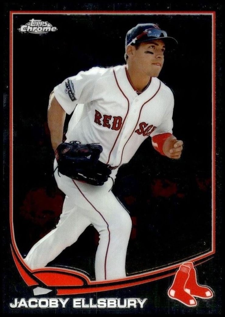 2013 Topps Chrome Jacob Ellsbury #204 trading card