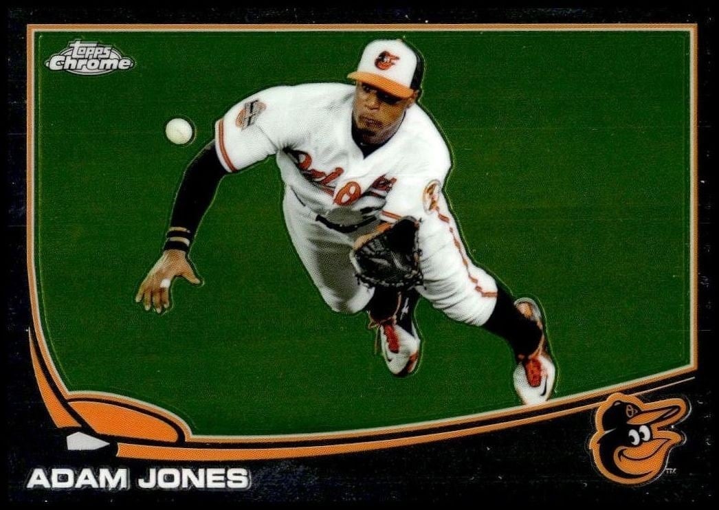 2013 Topps Chrome Adam Jones #152 trading card