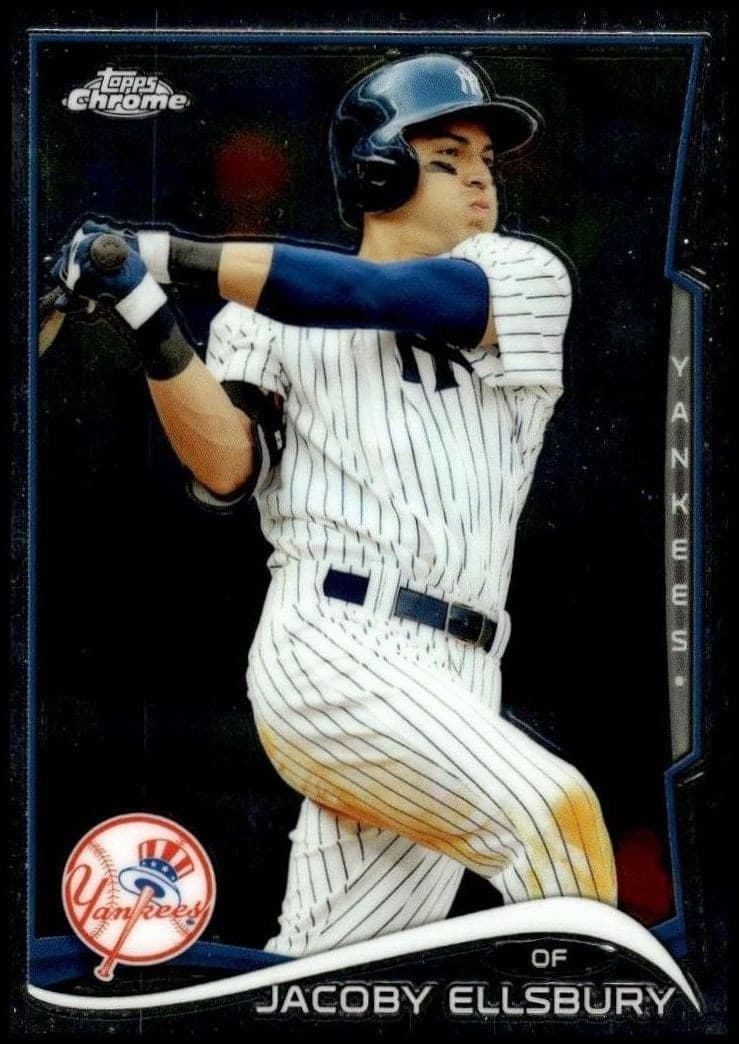 2014 Topps Chrome Jacoby Ellsbury #119 trading card