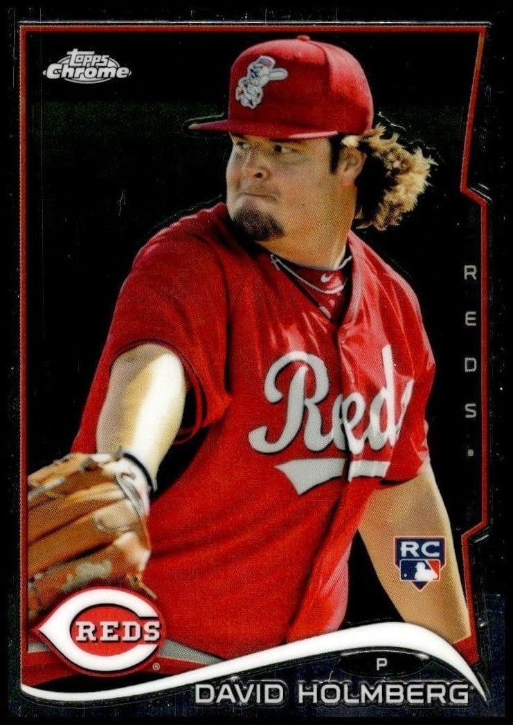 2014 Topps Chrome David Holmberg #134 trading card