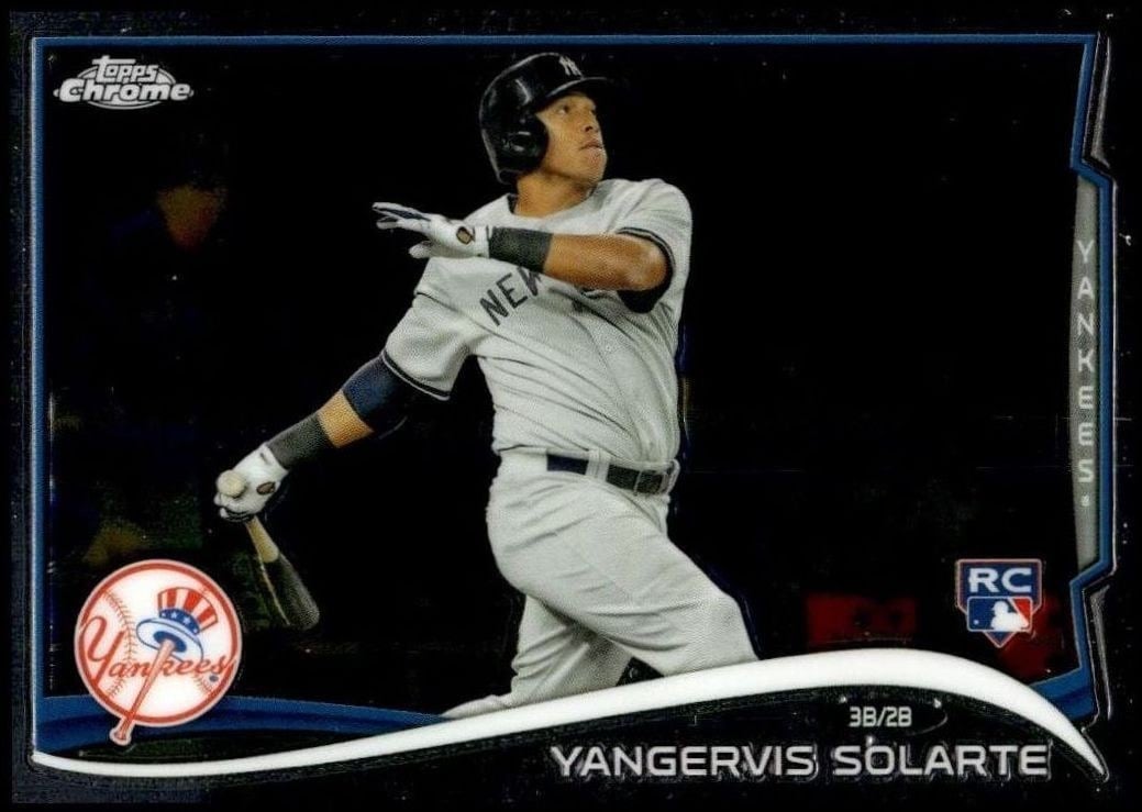 2014 Topps Chrome Yangervis Solarte #126 trading card