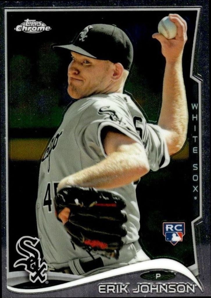 2014 Topps Chrome Erik Johnson #98 trading card