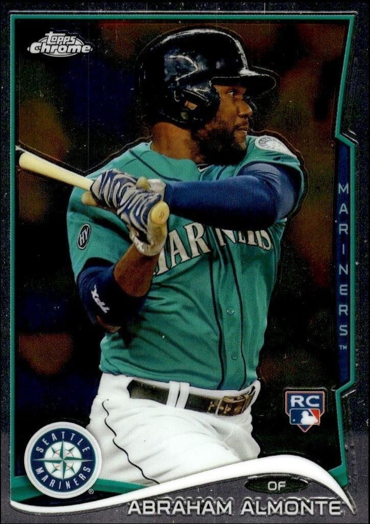 2014 Topps Chrome Abraham Almonte #12 trading card