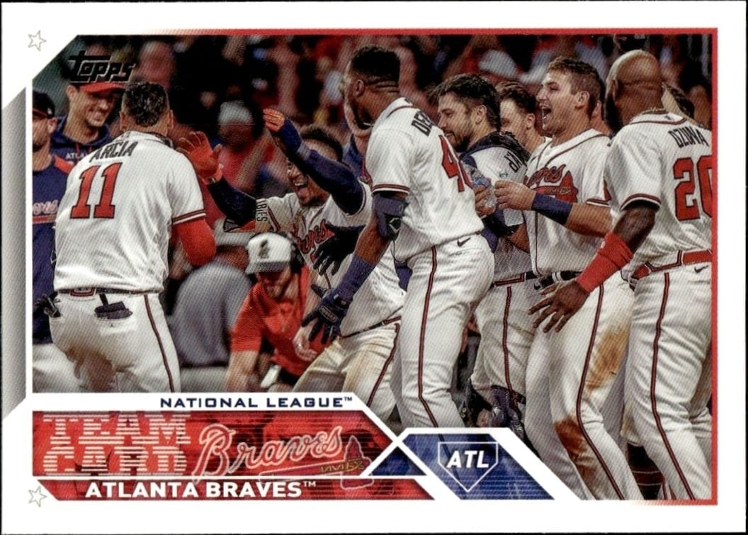 2023 Topps Series 1 Atlanta Braves #168 trading card