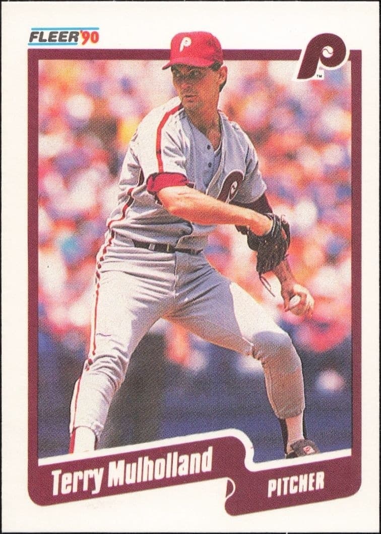 1990 Fleer Terry Mulholland #568 trading card