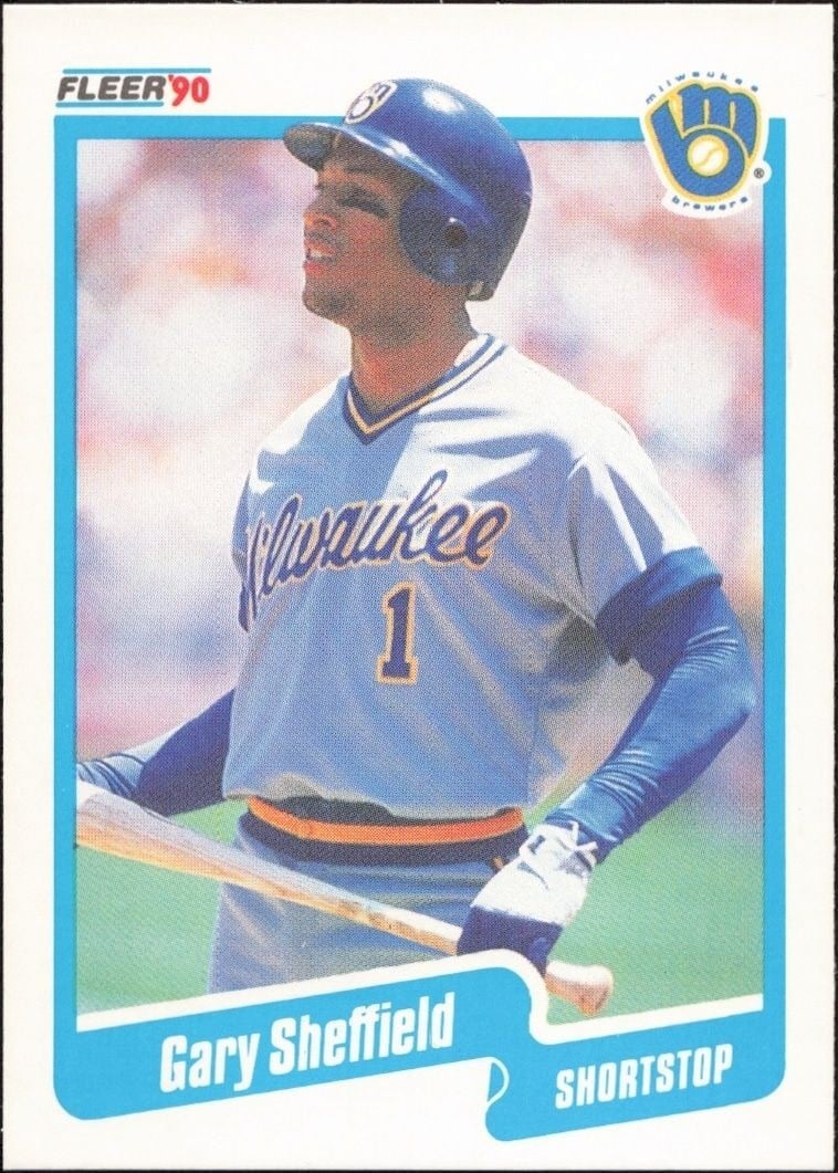 1990 Fleer Gary Sheffield #336 trading card