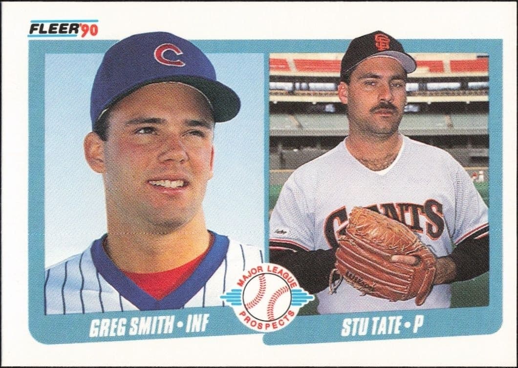 1990 Fleer Greg Smith #643 trading card