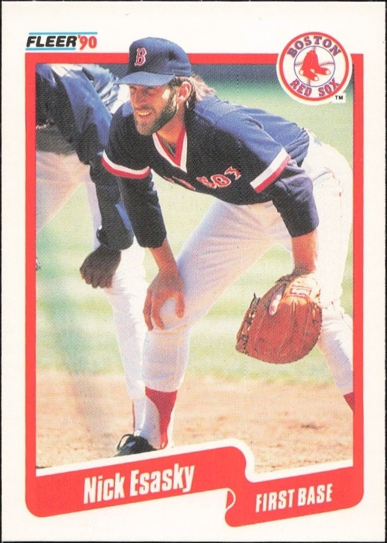 1990 Fleer Nick Esasky #273 trading card