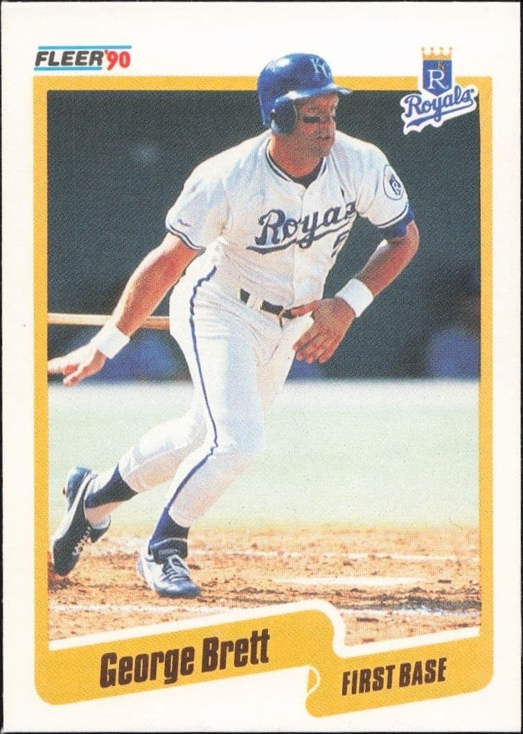 1990 Fleer George Brett #103 trading card
