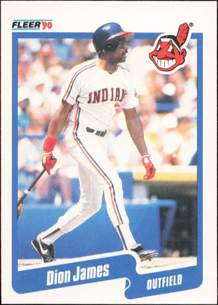1990 Fleer Dion James #494 trading card