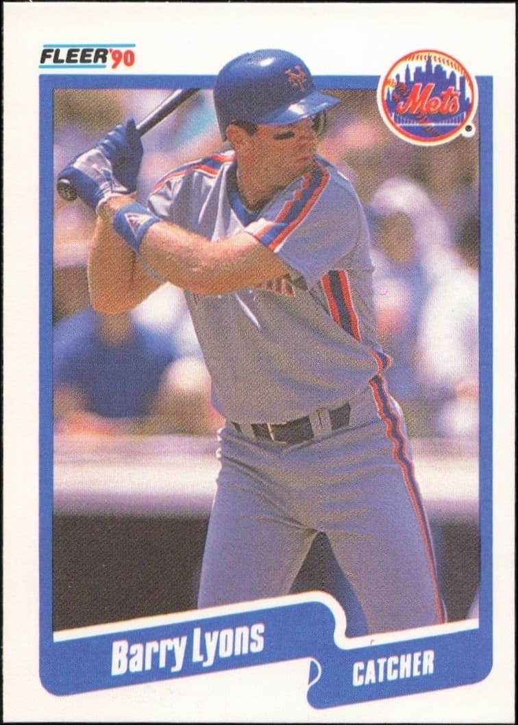 1990 Fleer Barry Lyons #209 trading card