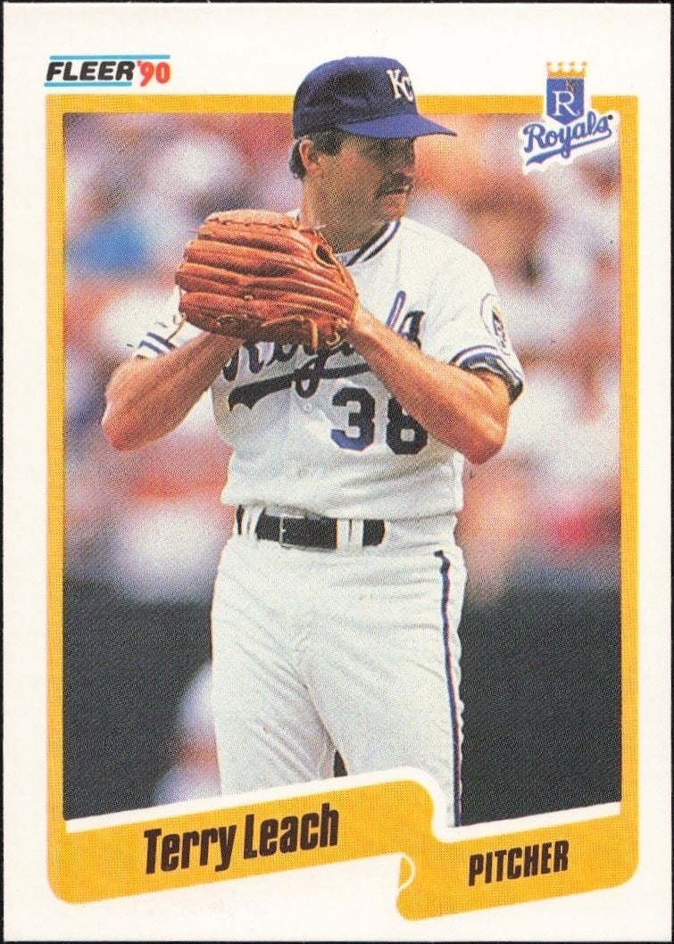 1990 Fleer Terry Leach #111 trading card