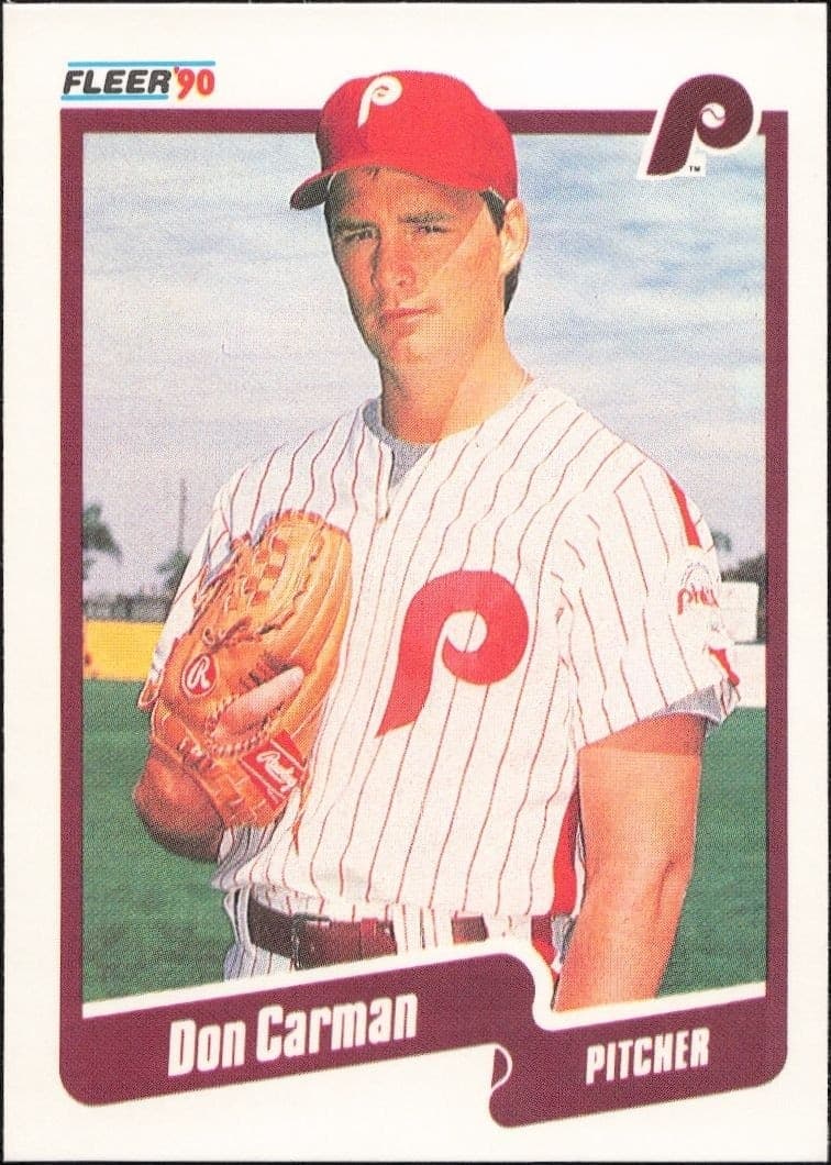 1990 Fleer Don Carman #552 trading card