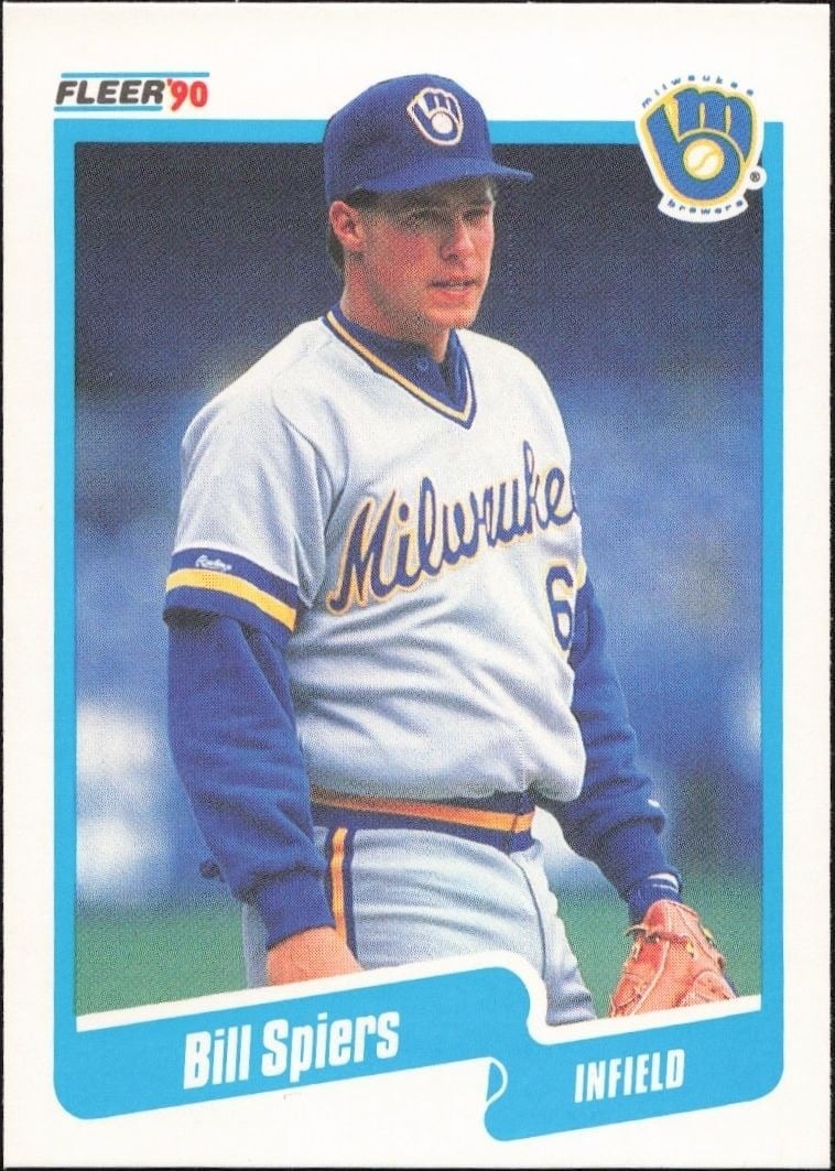1990 Fleer Bill Spiers #337 trading card