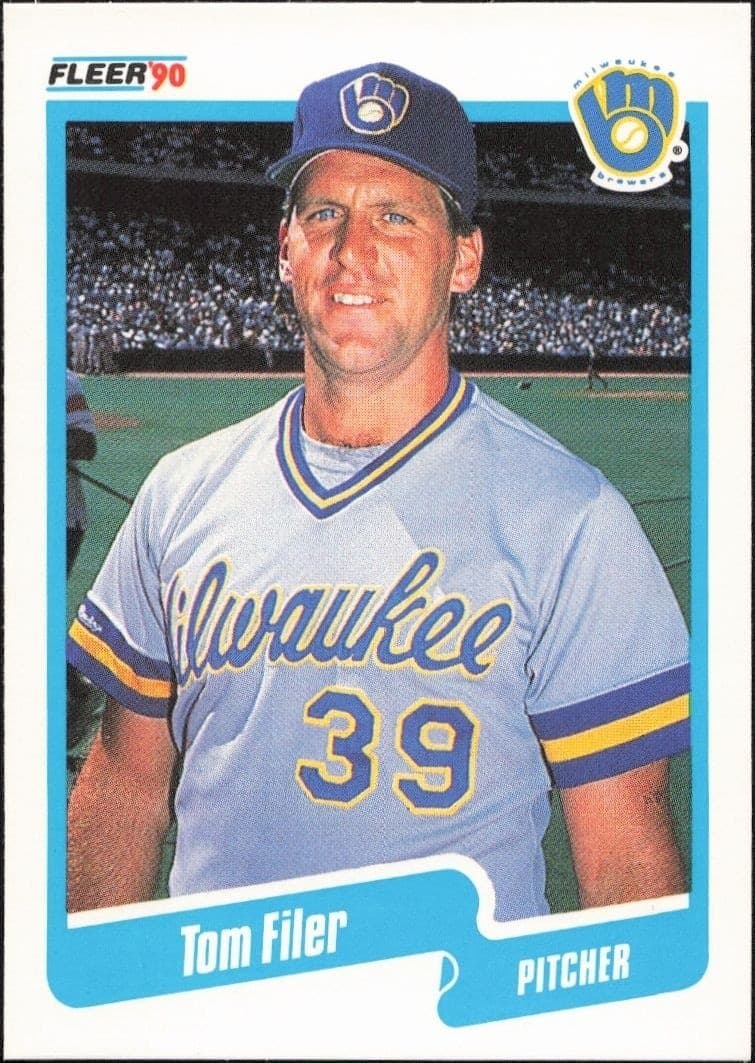 1990 Fleer Tom Filer #322 trading card