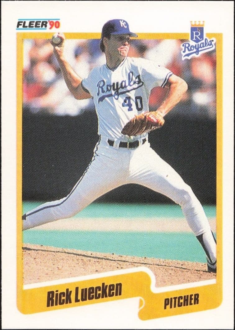 1990 Fleer Rick Luecken #113 trading card