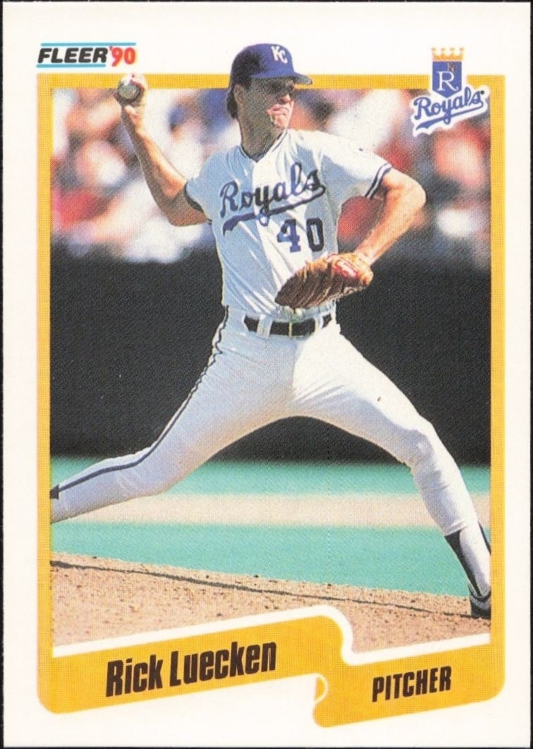 1990 Fleer Rick Luecken #113 trading card
