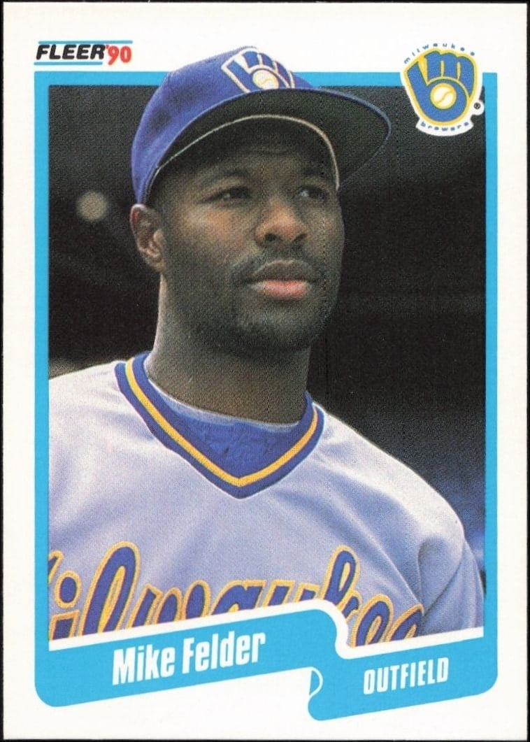 1990 Fleer Mike Felder #321 trading card