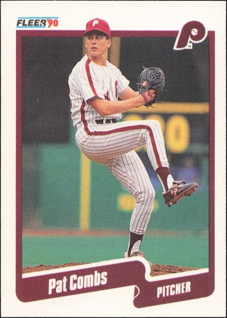 1990 Fleer Pat Combs #553 trading card