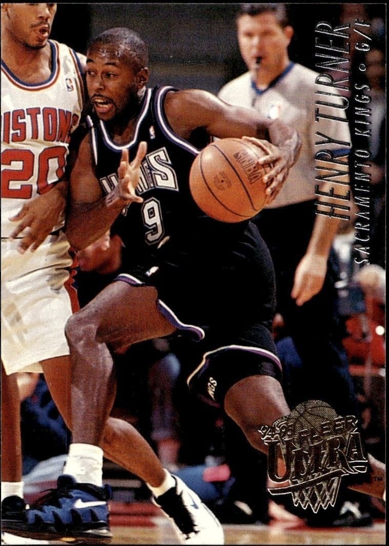 Henry Turner 1994-95 Fleer Ultra #328 Basketball Trading Card - Front 1994-95 Fleer Ultra Henry Turner #328 basketball trading card front