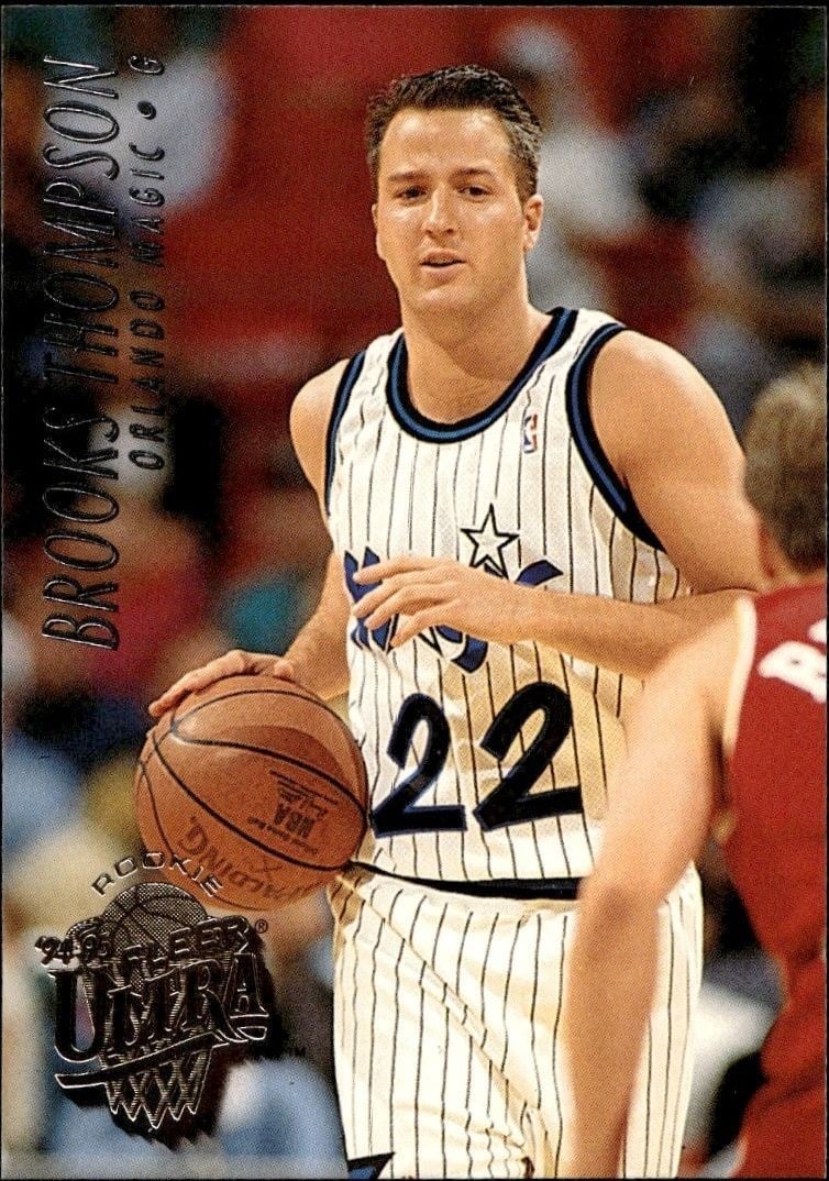 Brooks Thompson 1994-95 Fleer Ultra #307 Basketball Trading Card - Front 1994-95 Fleer Ultra Brooks Thompson #307 basketball trading card front