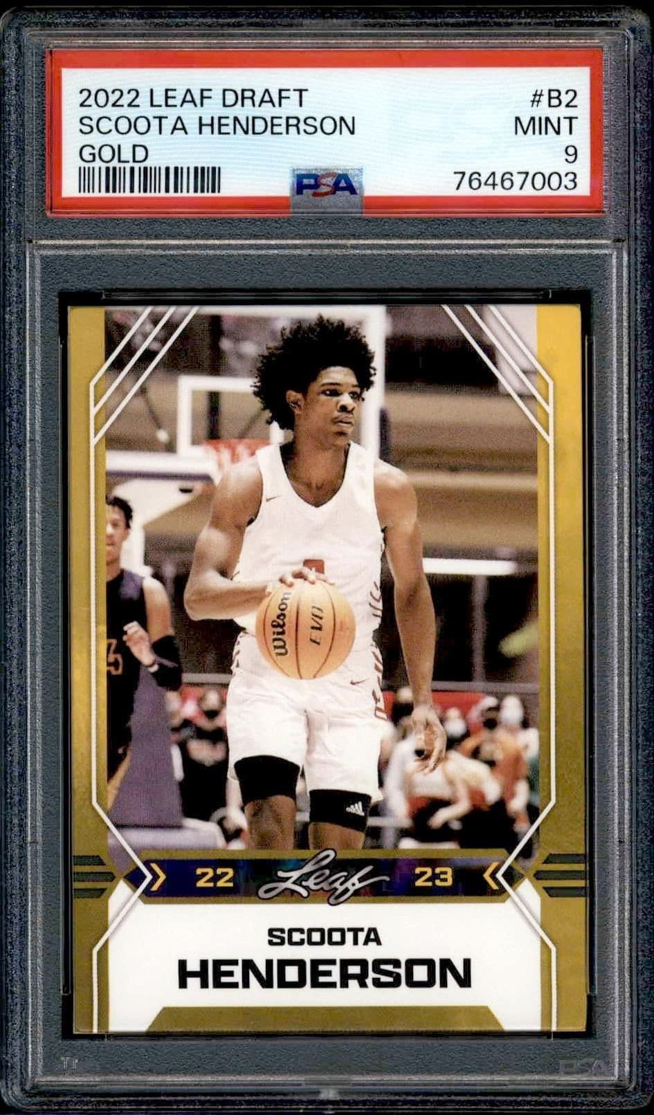 2022-23 Leaf Draft Scoot Henderson #B-2 trading card