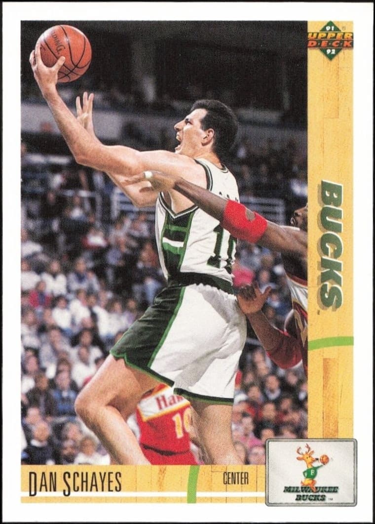 1991-92 Upper-Deck Dan Schayes #348 trading card