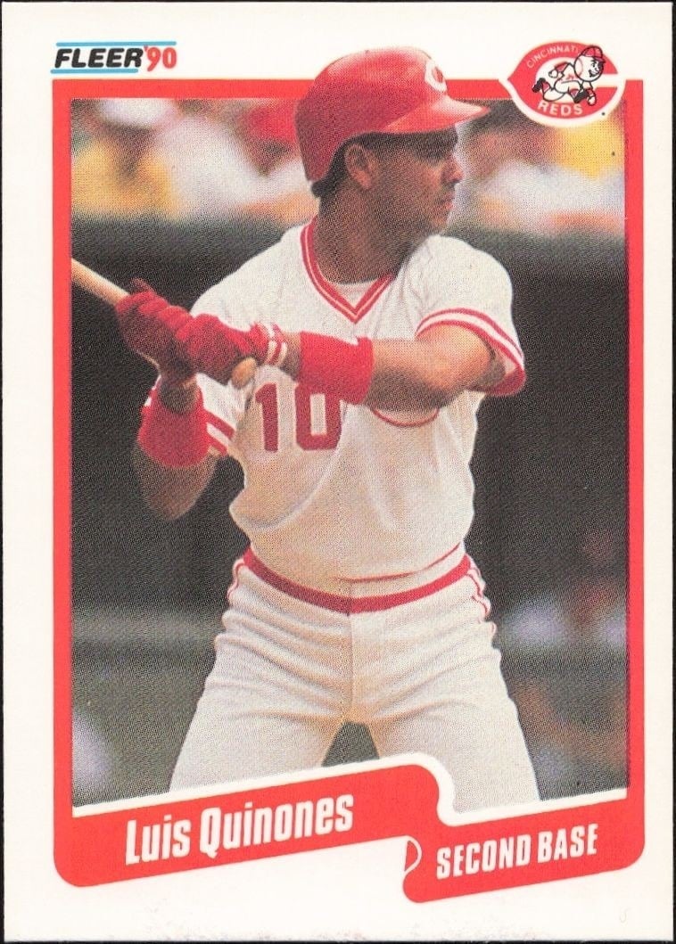 1990 Fleer Luis Quinones #428 trading card