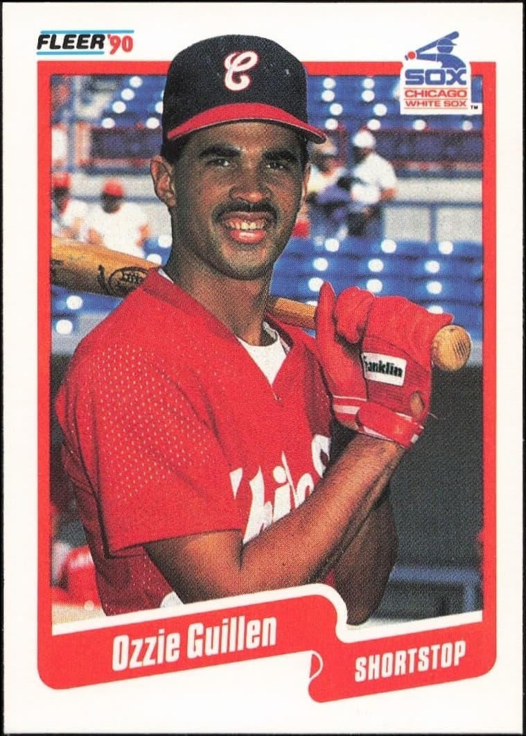 1990 Fleer Ozzie Guillen #533 trading card